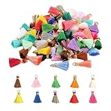 Lot de 50 pompons colorés, mini pompons colorés, accessoires