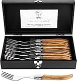 Laguiole Style de Vie Luxury Line Lot de 6 fourchettes