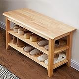 ACRO Banc de rangement à chaussures en bois de style