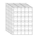 Lot de 10 pages/30 pochettes pour pièces de monnaie