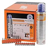 Spit - Clou à béton, fer, standard HC6-22 + gaz P800