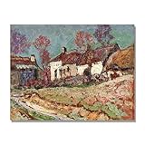 NHLDZYH Impressions d'artistes célèbres, (Neige au