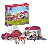 schleich 42535 HORSE CLUB - Voyage en voiture avec