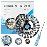 SWAWIS Brosse de Debroussailleuse Brosse de Désherbage