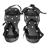 QWORK Chaussures à pointes avec pointes courtes de