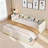 Canapé Lit Convertible 90/180 x 200 cm,Extensible,Canape