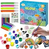 Kit de coquilles à peindre et décorer, kit de travaux