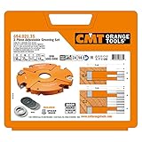CMT 694.021.35 jeu de 2 porte-outils pour rainur réglables