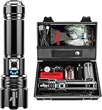 Shadowhawk Lampe de poche LED XHP70.2 500 000 lumens,