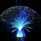 Lampe optique en fibre optique avec cristaux à changement