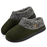 DUNLOP Chaussons Homme Chaud Mocassins Fermés Pantoufles