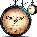 Retoo Horloge de gare double face - Résistante aux