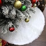 N&T NIETING Jupe de sapin de Noël en fausse fourrure