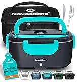 TRAVELISIMO Gamelle Chauffante 80W Boite Repas, 3 en