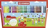STABILO Feutre de coloriage - Trio A-Z - Étui carton