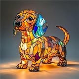 Lampe corgi en forme de teckel, lampe de table USB