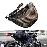 JMTBNO Feu arrière LED moto feu de frein clignotants