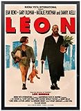 DPFRY Photo sur Toile Leon Affiche De Film Rétro Mur