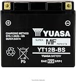 Batterie moto Yuasa YT12B-BS - Sans entretien - 12