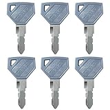 BAQI Lot de 6 clés d'allumage de rechange pour pelleteuse