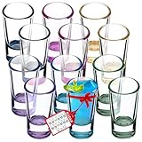 KADAX Lot de 12 verres à liqueur, 28 ml, pour alcool,