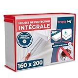 WRAPPYBAG® Housse de Matelas Imperméable – Housse Intégrale