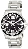Longines Orologio HydroConquest 39 mm Nero Acciaio
