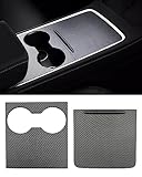 Centre Console Wrap pour Tesla Model Y Model 3, Fibre