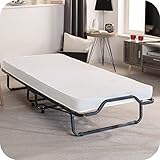 Beautissu Lit Invité 90 x 200 cm Venetia – Lit d’Appoint