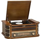 Denver Platine Vinyle avec Haut-parleurs et Amplificateur