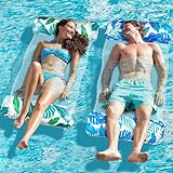 Alintor Matelas de plage XL - 2 pièces - Hamac gonflable