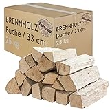 Bois de chauffage en hêtre - 33 cm - 25 kg - Pour four