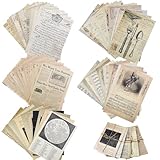VEPEPE 150 Pièces Déco Vintage Papier Scrapbook 14x20cm