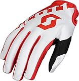Scott 250 MX Motocross/DH Gants de vélo blanc/rouge