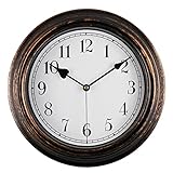 DIYZON 30cm Horloge Murale Vintage, Horloge Classique