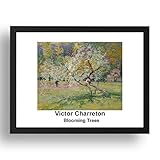 Period Prints Victor Charreton : Blooming Trees, œuvre