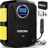 FORTEM Gonfleur Pneus Voiture, Compresseur à Air, Pompe