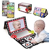 LEADSTAR Jouet Bébé 0-18 Mois,Miroir Eveil Montessori