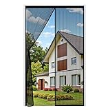 Auxmir Moustiquaire Porte Magnétique 90x210cm Rideau