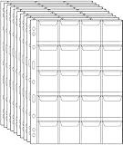 CS03020 Lot de 200 pages de poche pour pièces de monnaie