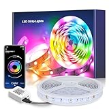 Mexllex Bande LED RVB à changement de couleur avec