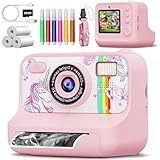 NXPZ Appareil Photo Instantané Enfants, Caméra HD 1080P