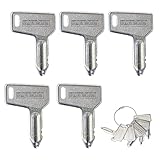 Lot de 5 clés d'allumage de rechange pour interrupteur