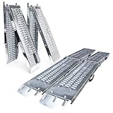 VOUNOT® 2 x Rampe Pliable Rampe de Chargement 400kg
