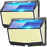Lampe Solaire ExtéRieur, [468 LED 2000 Lumens 2 Pack],