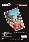 KOALA Papier Photo Double Face Brillant pour imprimante