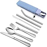 HaWare Couverts de camping, 9 pièces en acier inoxydable,