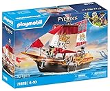PLAYMOBIL Pirates 71418 Bateau pirate, aventures passionnantes