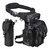 Jueachy Sac Jambe Moto Homme Femme, Sacoche de Jambe