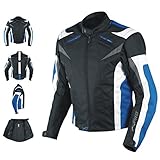 A-Pro Veste de moto avec protections homologuées CE